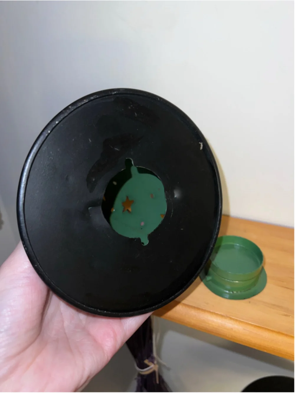 VTG Witch Hat Celestial 90s Star Lantern Candle Tealight